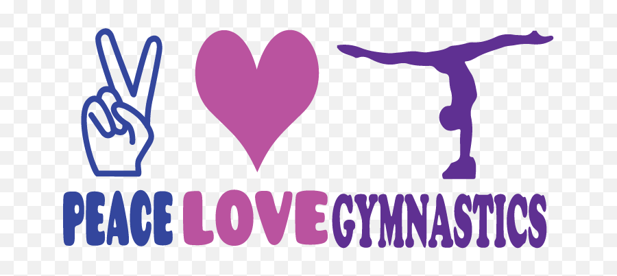 Peace Love Gymnastics Logo Design - Peace Love Gymnastics Png,Peace Logos