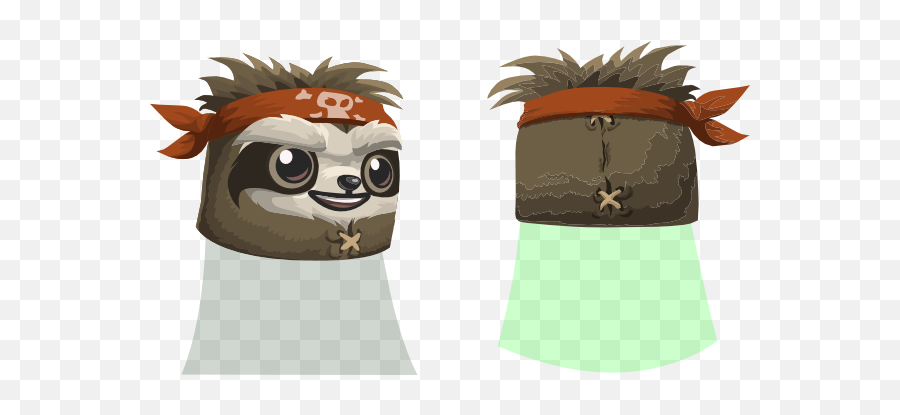 Glitchamaphone Sloth Mask Clip Art - Vector Raccoon Png,Sloth Png