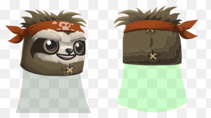 Glitchamaphone Sloth Mask Clip Art - Vector Raccoon Png,Sloth Png