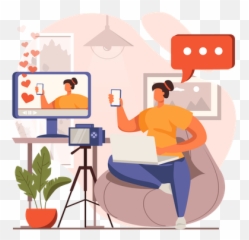 Live Streaming Icon - Download Isometric Style png