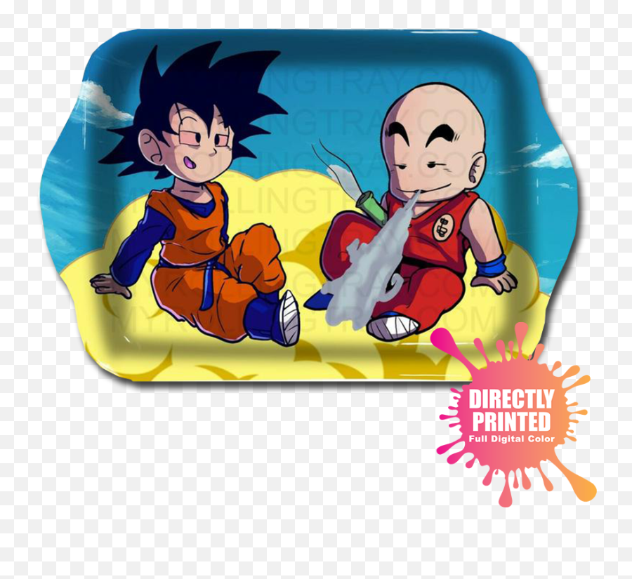 Moodtrays Goten And Krillin Dragon Ball Z Rolling Tray Png Folder Icon