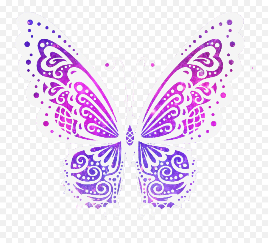 Stickers - Cute Pink And Purple Butterflies Png,Girly Png