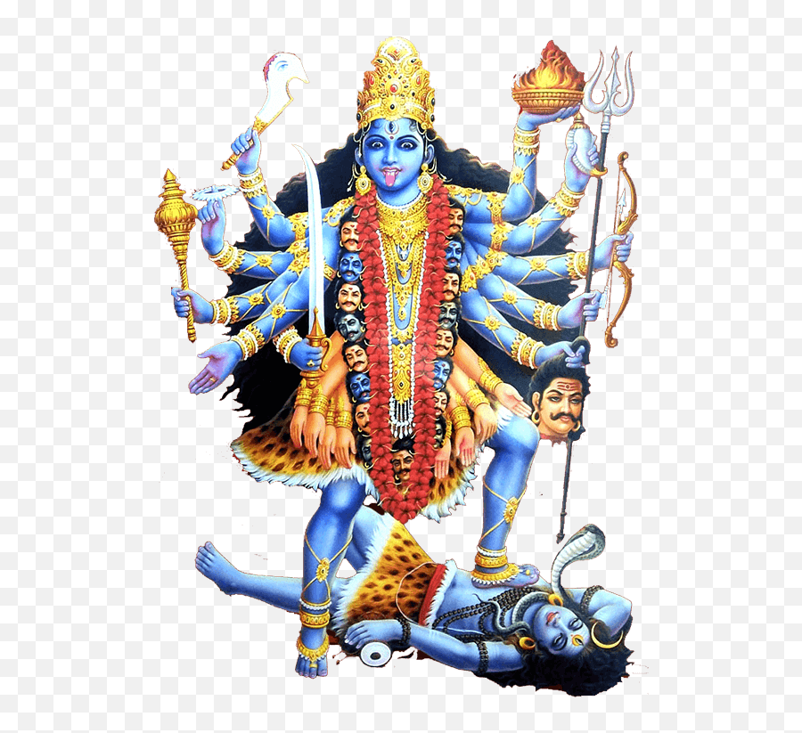 God Clipart Durga Devi - Kali Mata Image Png,Goddess Png