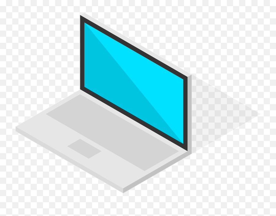 Laptop Isometric Technology - Free Vector Graphic On Pixabay Laptop Clipart Png Transparent,Laptop Png Transparent