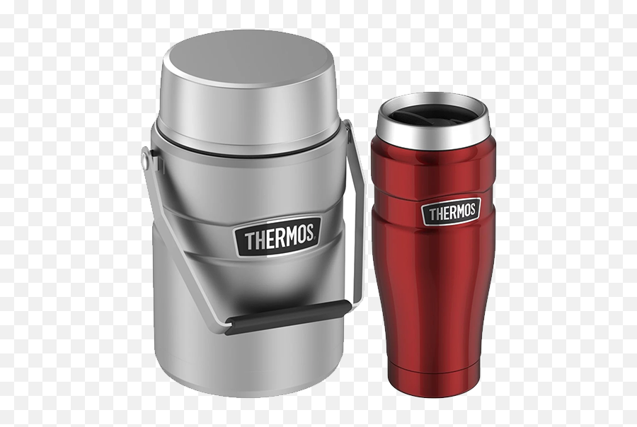 Thermos Stainless King Travel Tumbler 16 Oz And Big Boss 47 Food Jar Bundle - Food Flask Hd Png,Big Boss Png