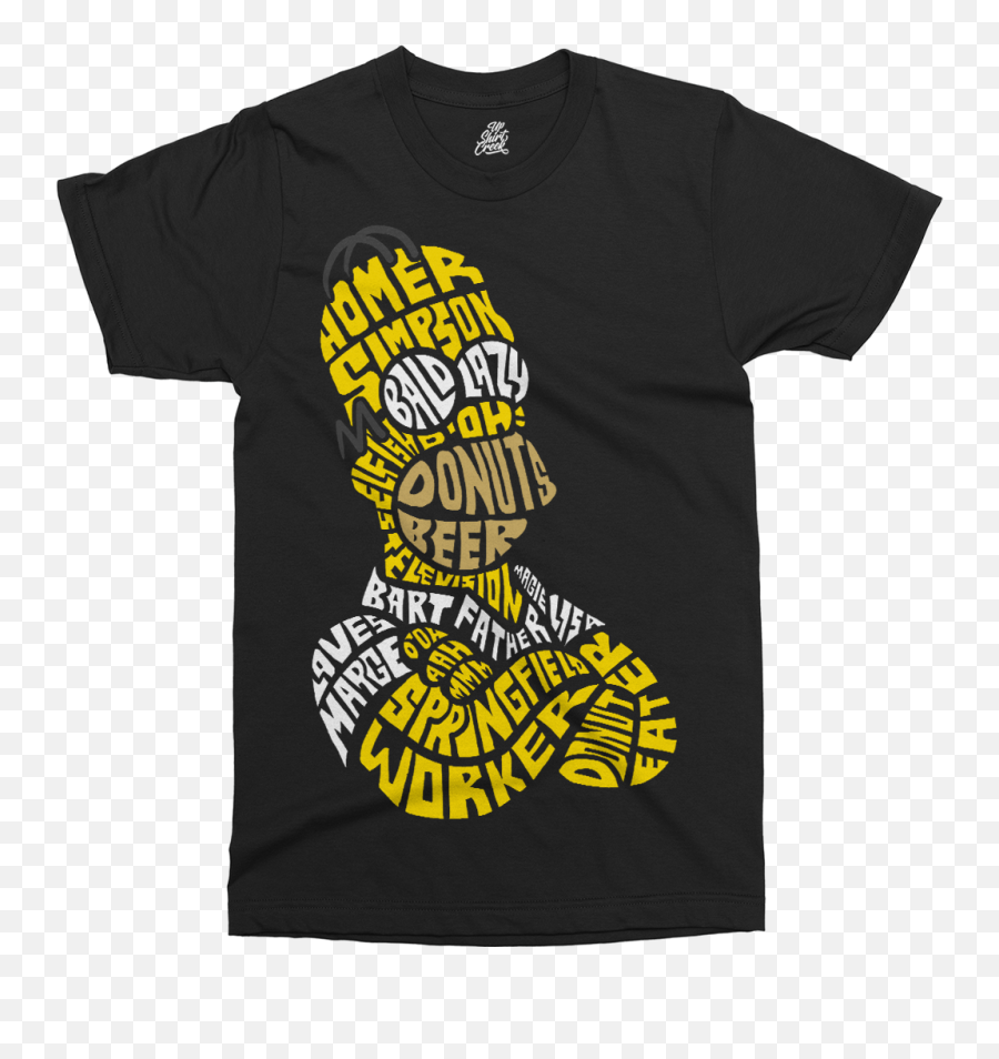 Homer Simpson Printed T - Shirt Illustration Png,Homer Simpson Png