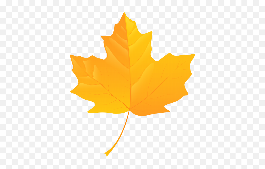 Yellow Leaf Png Clip Art - Fall Clipart Leaf Png,Leaves Clipart Png