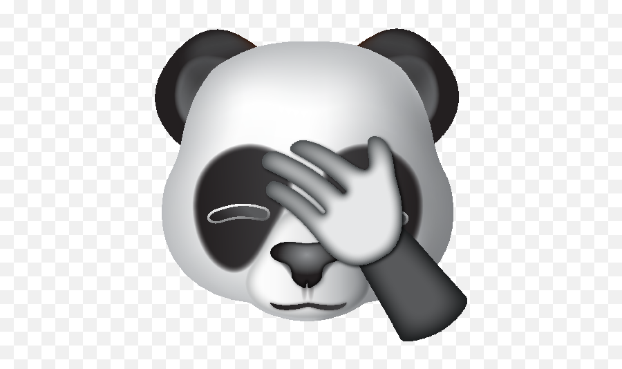 Emoji U2013 The Official Brand Panda Facepalming - Cartoon Png,Panda Emoji Png