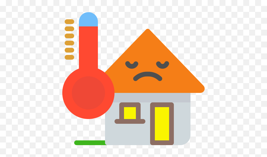 Hot House Home Temperature Angry Emoji Thermometer - Home Temperature Icon Png,Angry Emoji Png