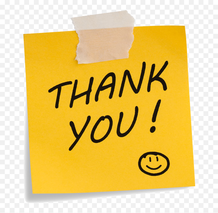 Thank You Card - Powerpoint Presentation Thank You Thank You Post It Gif  Png,Thank You Transparent - free transparent png images 