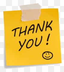 Thank You Card - Powerpoint Presentation Post It Gif png