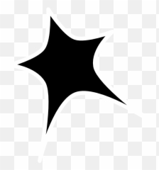 Download Hd Star Outline Black And White - Stars Vector Starry Clipart png
