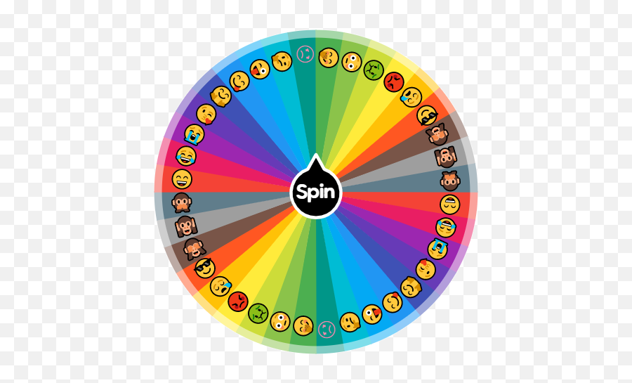 Spin And Act Like Emoji - Spin The Wheel Challenge Ideas Png,Like Emoji Png