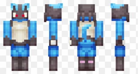 Lucario - Minecraft Skin 64x64 Steve 213 Png,Lucario Png