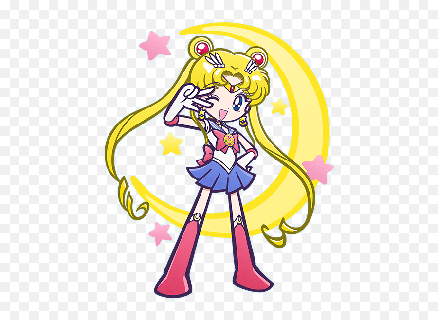 Sailor Moon - Puyo Puyo Quest Sailor Moon Png,Sailor Moon Transparent