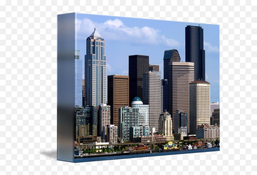Seattle Skyline Two - Skyline Pacific North West Png,Seattle Skyline Png