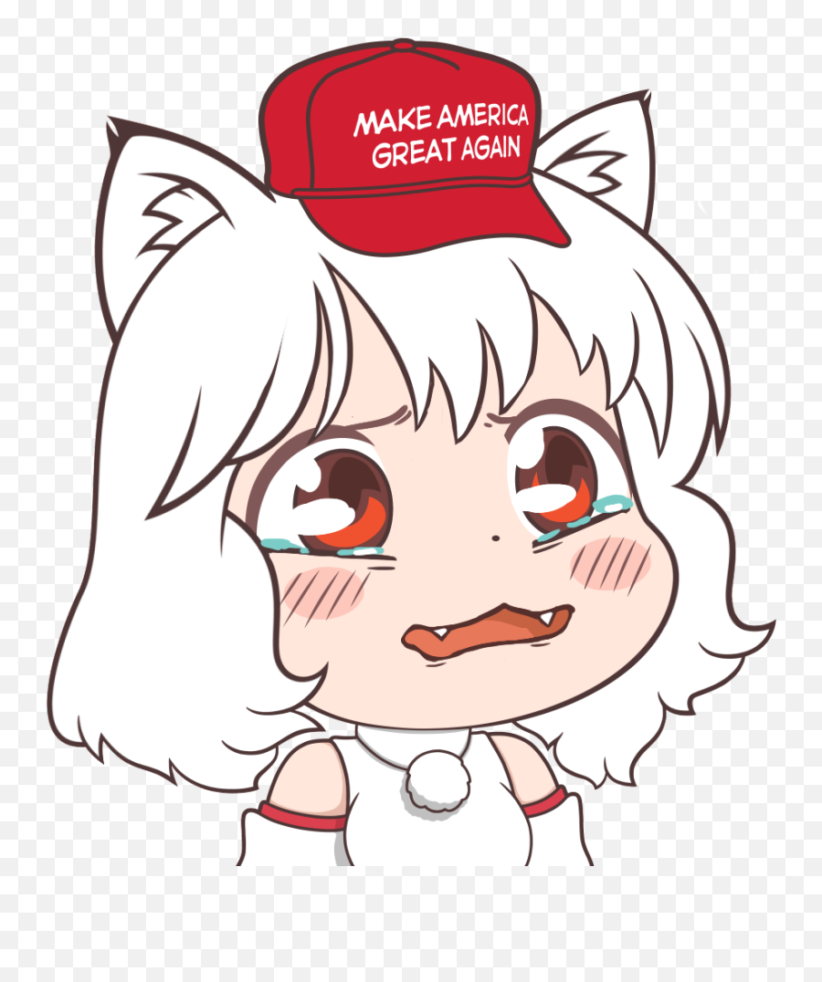 Post - Maga Hat Anime Girl Clipart Full Size Clipart Maga Hat Anime Girl Png,Make America Great Again Hat Transparent