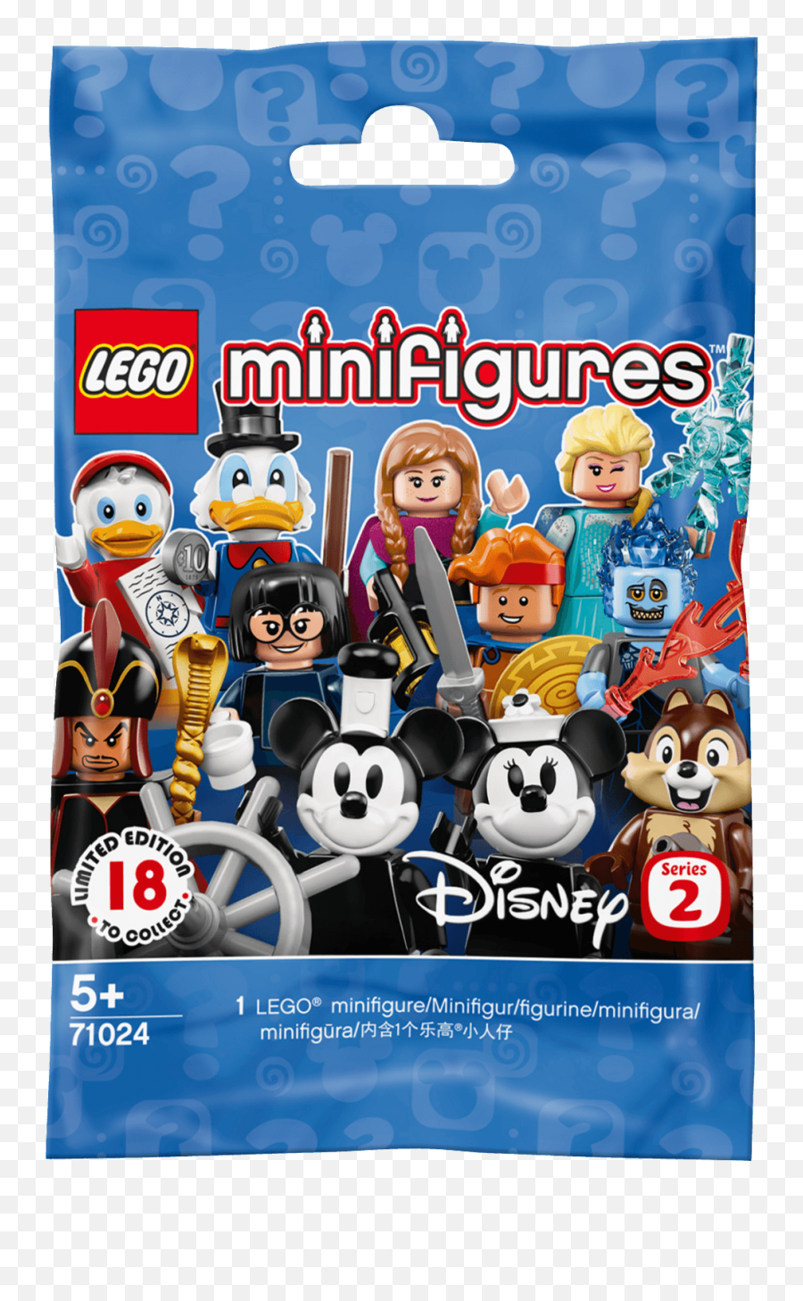 Lego Minifigure Series 21 Disney - Lego Minifigure Blind Bag Png,Lego Characters Png