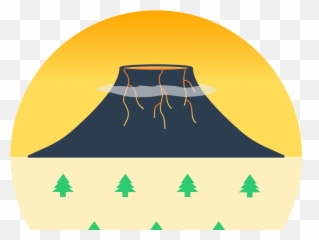 Dribbble - Clip Art Png,Volcano Png