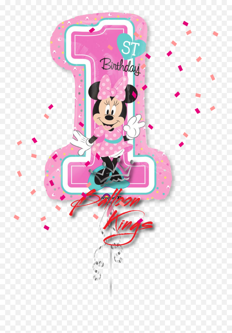 1st Birthday Minnie Mouse Shape - Minnie Mouse 1st Birthday Png,Baby Minnie Mouse Png