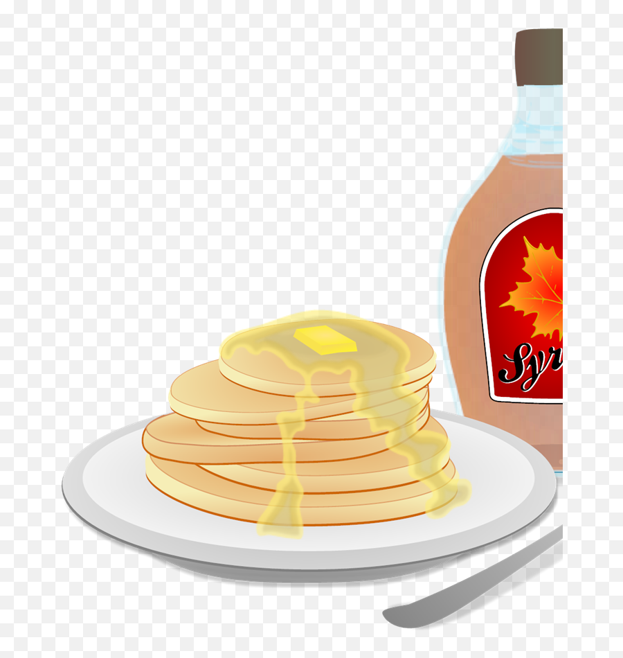 Pancake Breakfast Clip Art - Pancake Png,Breakfast Clipart Png