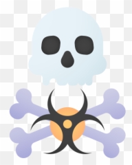 Biohazard Dangerous Death Decease Toxic Virus Icon - Skull png