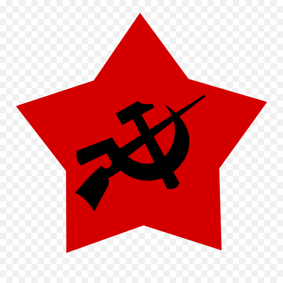 Download Communist Logo Black Hammer And Sickle Gun By - Hammer And Sickle Gun Png,Communist Png