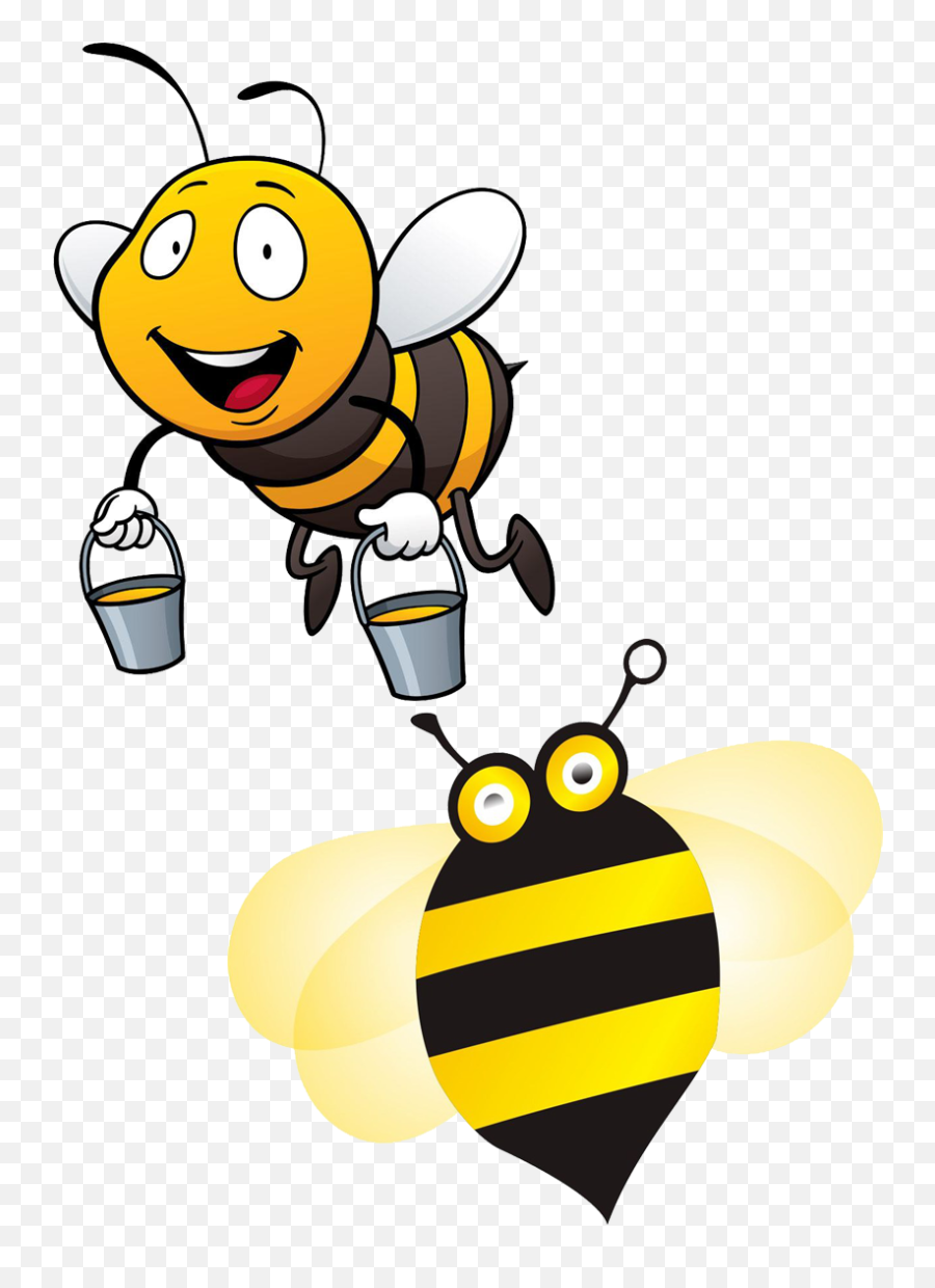 Bee Clipart Png - Industrious Cartoon,Bee Clipart Png