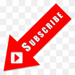 Transparent Background Youtube Share - Subscribe Button With Arrow png