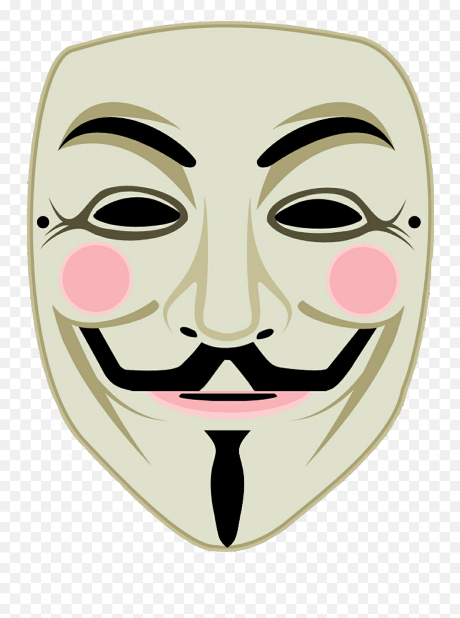 Gunpowder Plot Guy Fawkes Mask V For - Anonymous Mask Transparent Png,V For Vendetta Png