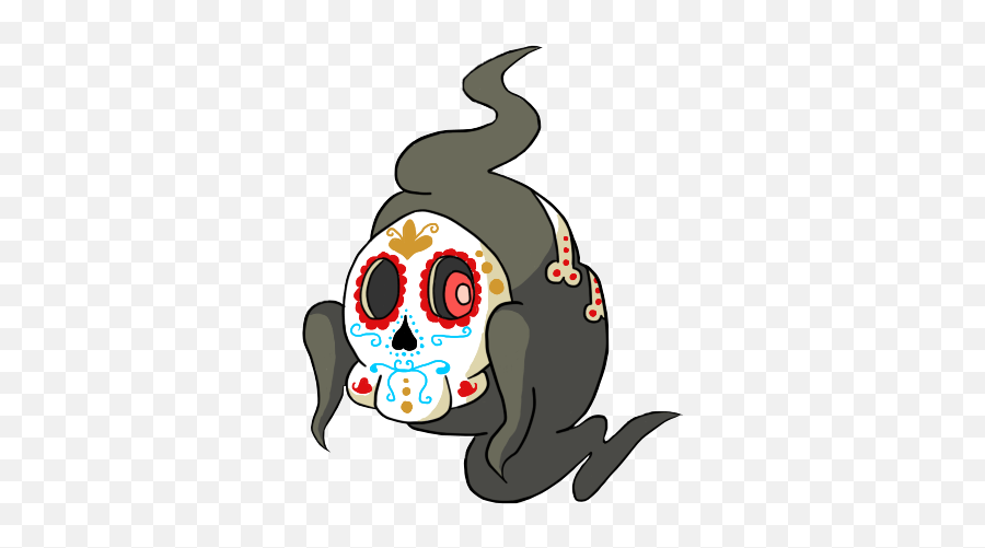 De Los I Drew A Sugar Duskull - Fictional Character Png,Dia De Los Muertos Png