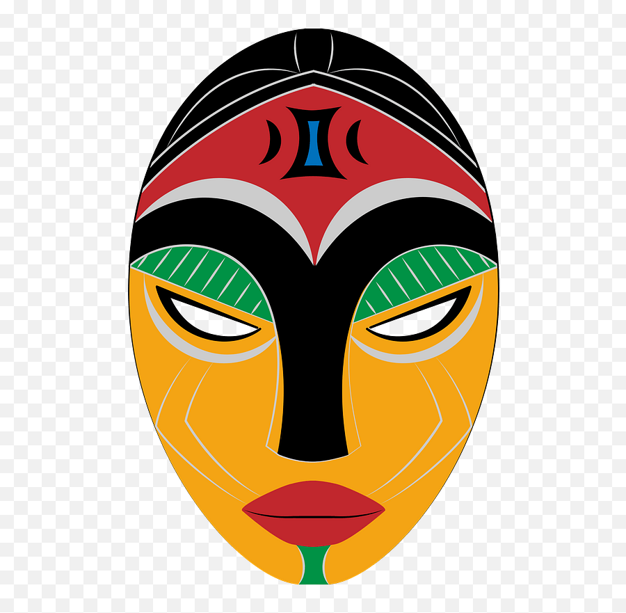 Clipart - African Mask Clipart Png,African Png