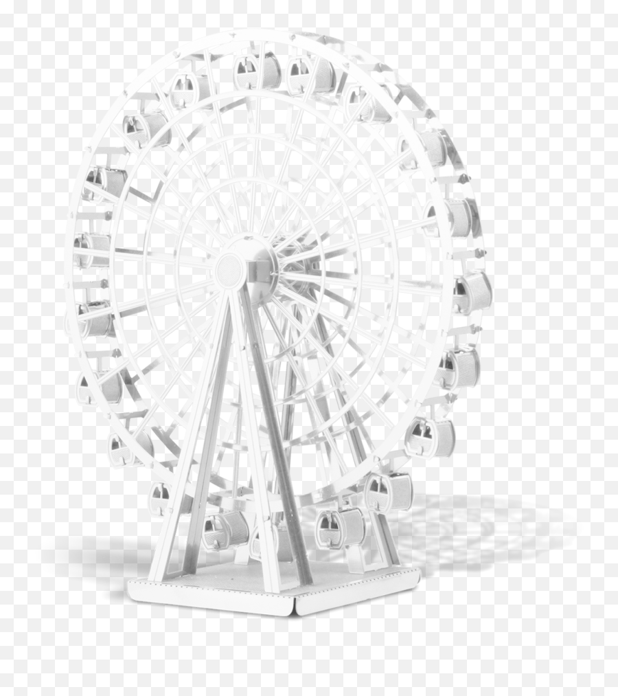Metal Earth Ferris Wheel 3d Diy - Imagens Turisticas Preto E Branco Png,Ferris Wheel Transparent