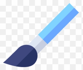 Paint Brush - Free art icons Horizontal png