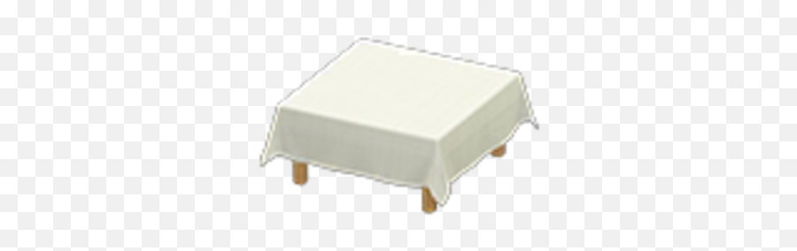 Table With Cloth Animal Crossing Wiki Fandom - Solid Png,White Table Png