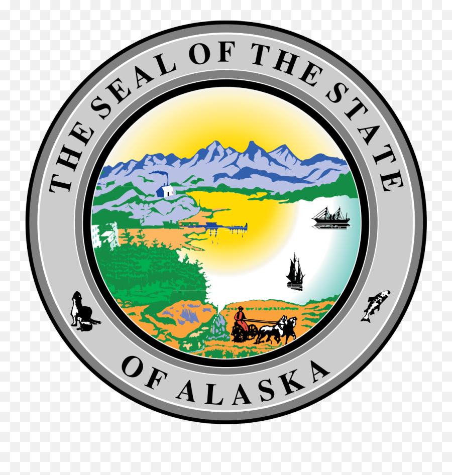 Alaska Wedding Laws - Alaska State Seal Png,Alaska Png