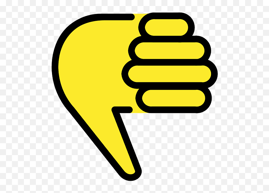 Thumbs Down Emoji - Pouce À L Envers Png,Thumbs Down Emoji Transparent