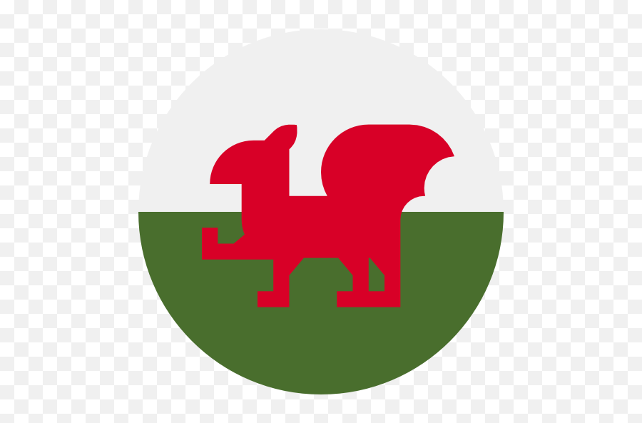 Wales Flag Icon - Round Flag Wales Png,Nation Flag Icon
