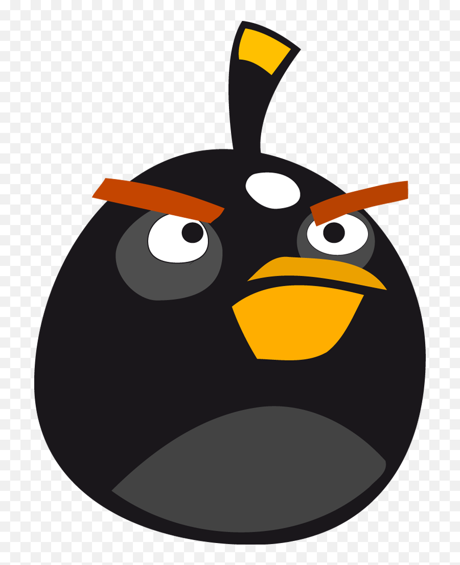 Png Transparent Angry Birds - Angry Birds Bomb Bird,Black Bird Png