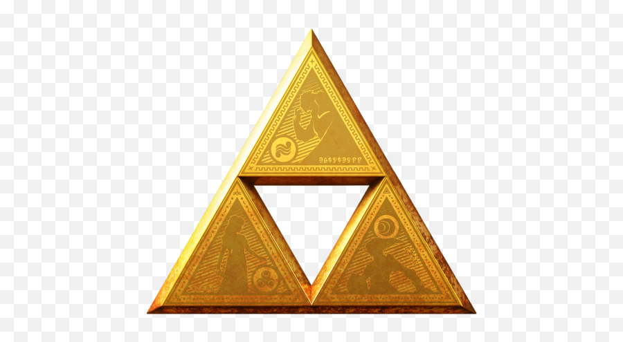 Triforce - Zelda Wiki Kaaba Png,Look Here Icon