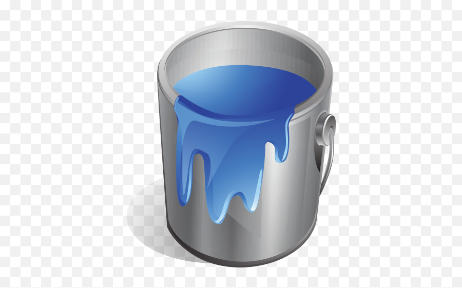 Paint Icon - Blue Paint Bucket Png,Blue Paint Png