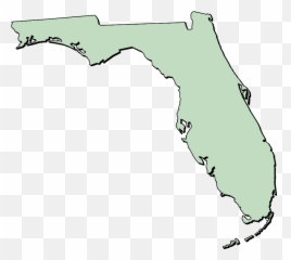Florida Map Outline Transparent Png - Florida Map Clipart,Florida Map Png