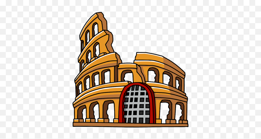 Colosseum Png Transparent - Ancient Rome Colosseum Cartoon,Colosseum Png