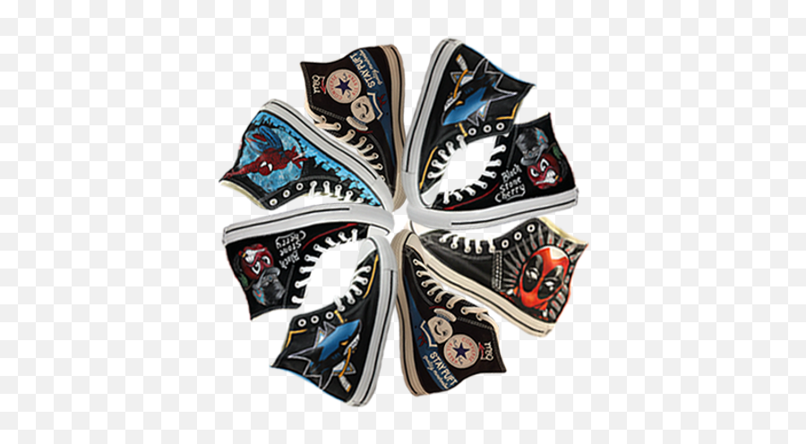 Custom Converse Hand Painted Design Your Own Punk - Custom Converse Png,Converse All Star Icon