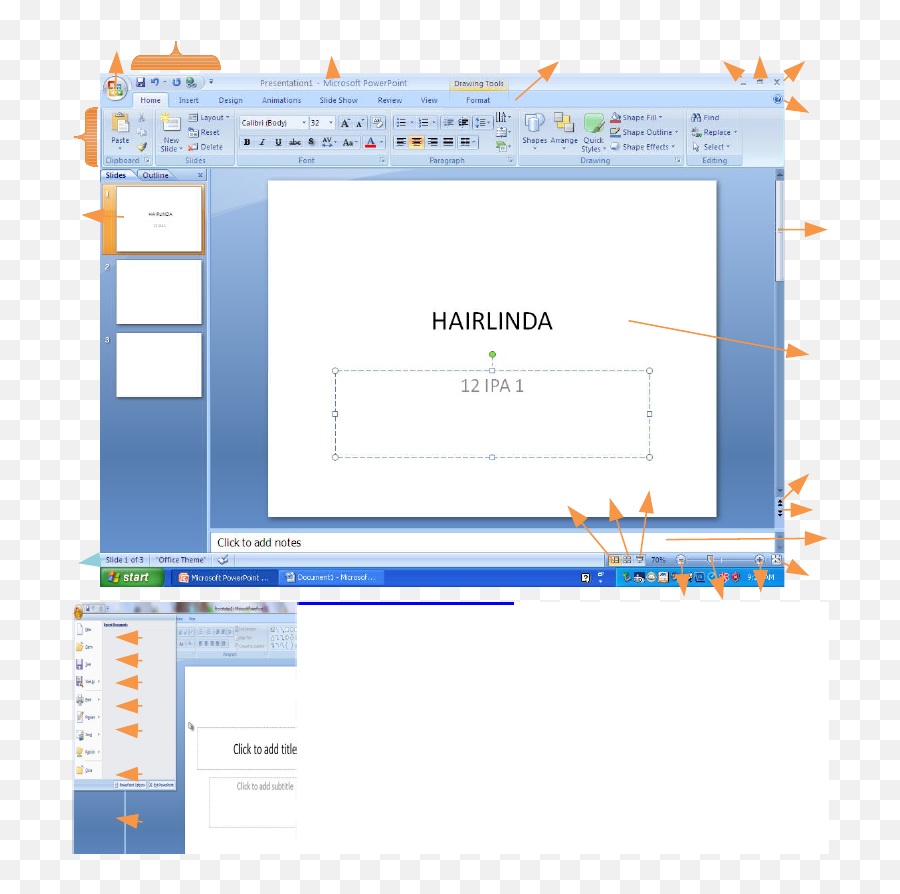 Menu And Icon Power Point - Vertical Png,Fungsi Icon Pada Microsoft Powerpoint 2007