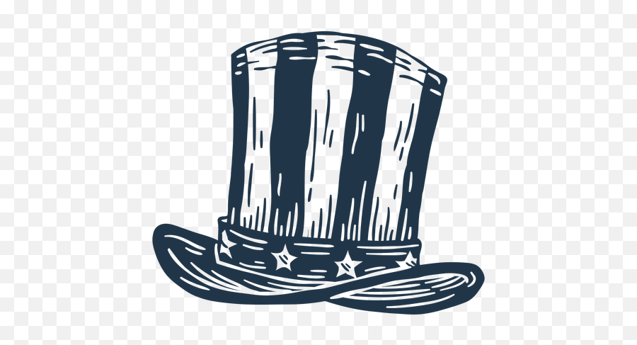 Uncle Sam American Hat Filled Stroke Badge Transparent Png - Serveware,Sam Icon