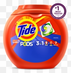 Laundry Detergent Pacs Tide Pods Original - Pods png