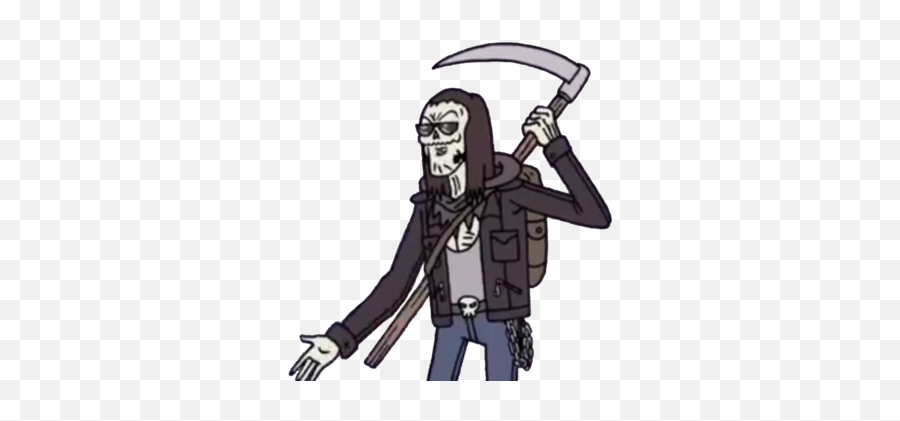 Death Regular Show Wiki Fandom - Death Regular Show Png,Icon Motorhead Skull Jackets