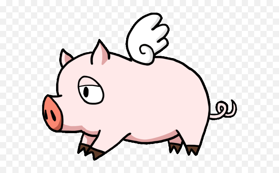 Flying Pig Png Clipart - Full Size Clipart 1331541 Flying Pig Cartoon,Flying Pig Icon