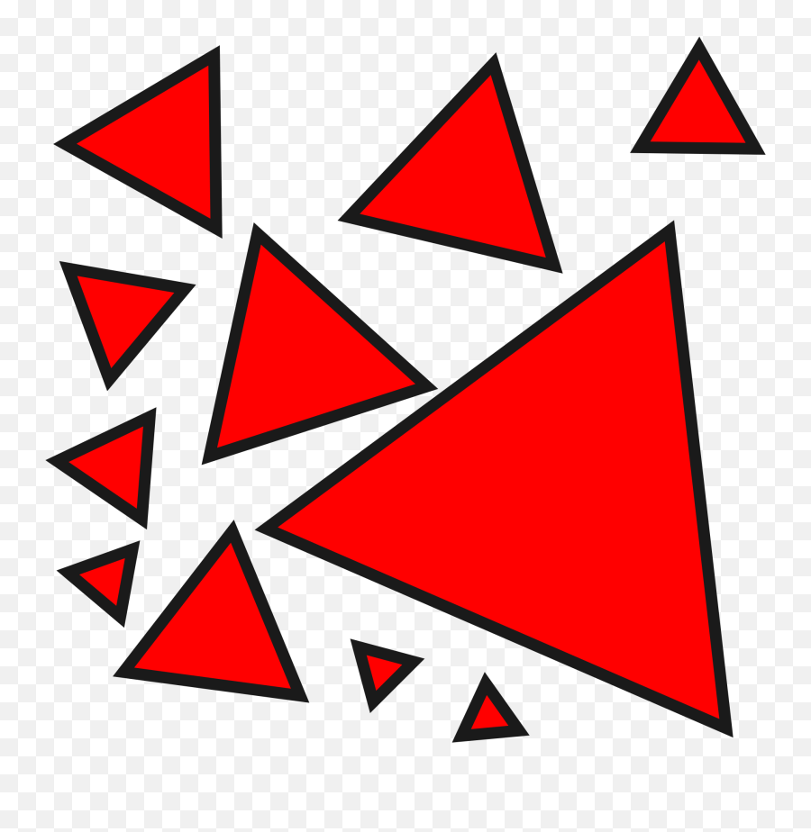 Red Triangle Png Picture - Red Triangles,Red Triangle Png